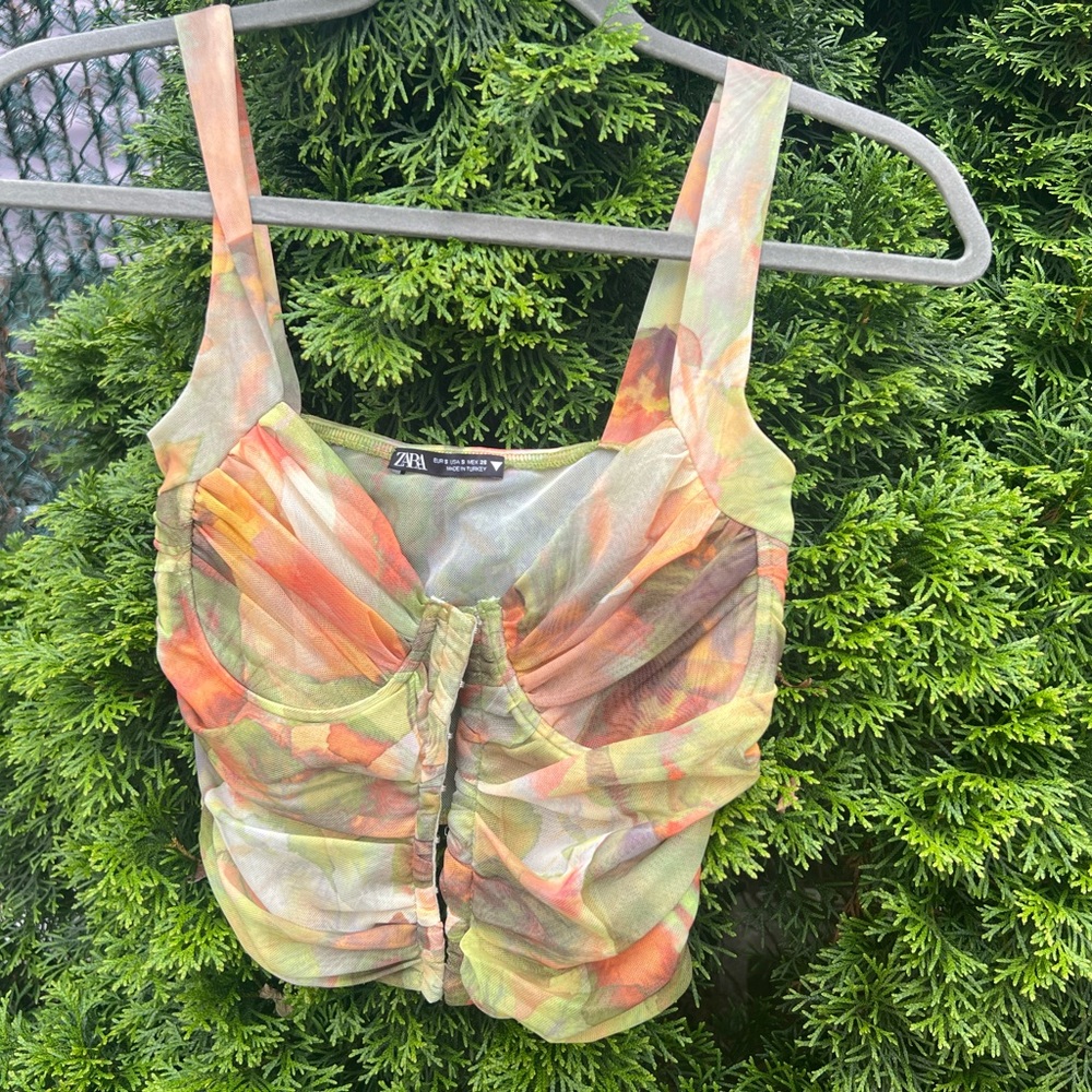 Colorful and Sexy Zara Blouse